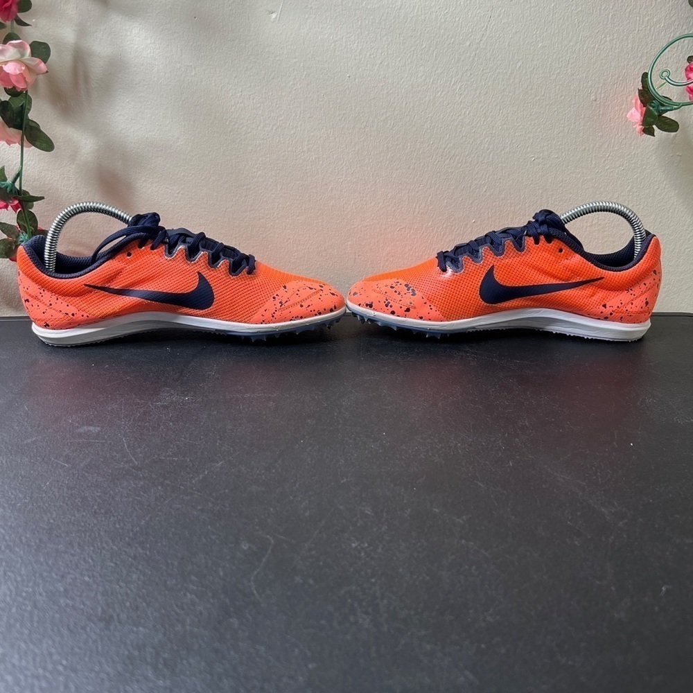 NIKE Zoom Rival D 10 Track Spikes US Women's Sz 7.5 Bright Mango Running 🌹 - Picture 10 of 16